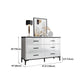 White Marble Buffet/Console Living Room Modern Sideboard Table with Drawers Clearhalo 'buffet_sideboard' 'Buffets & Sideboards' 'furn' 'furn_buffet_sideboard' 'Furniture' 'Kitchen & Dining Furniture' 1200x1200_0aabd3dd-292d-4e31-aeea-5c854b496009