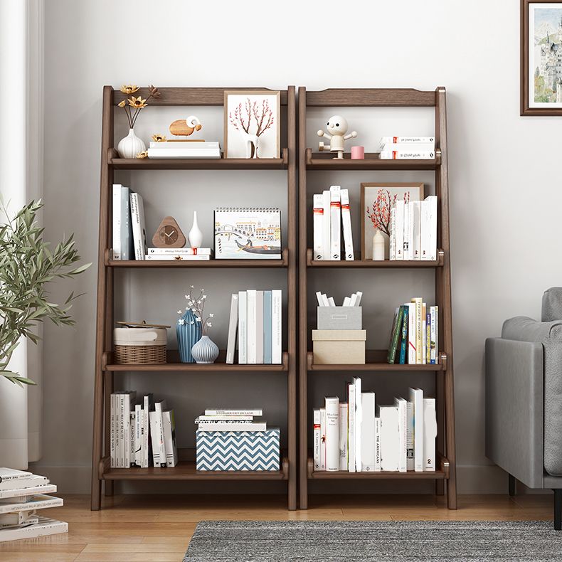 Modern Style Ladder Bookcase Open Back Solid Wood Bookshelf for Home Clearhalo 'Bookcases' 'furn' 'furn_bookcases' 'Furniture' 'furniture_bookcases' 'Office Furniture' 1200x1200_0aad8818-f3b9-4c68-9883-98a5eea36416