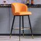 Scandinavian Footrest Home Stool Matte Finish Upholstered Bar Stools Clearhalo 'Bar Furniture' 'Bar Stools' 'bar_stools' 'furn' 'furn_bar_stools' 'Furniture' 'furniture_bar_stools' 'Kitchen & Dining Furniture' 1200x1200_0aad986e-7491-43ea-b3a6-2ec68d7a11f3