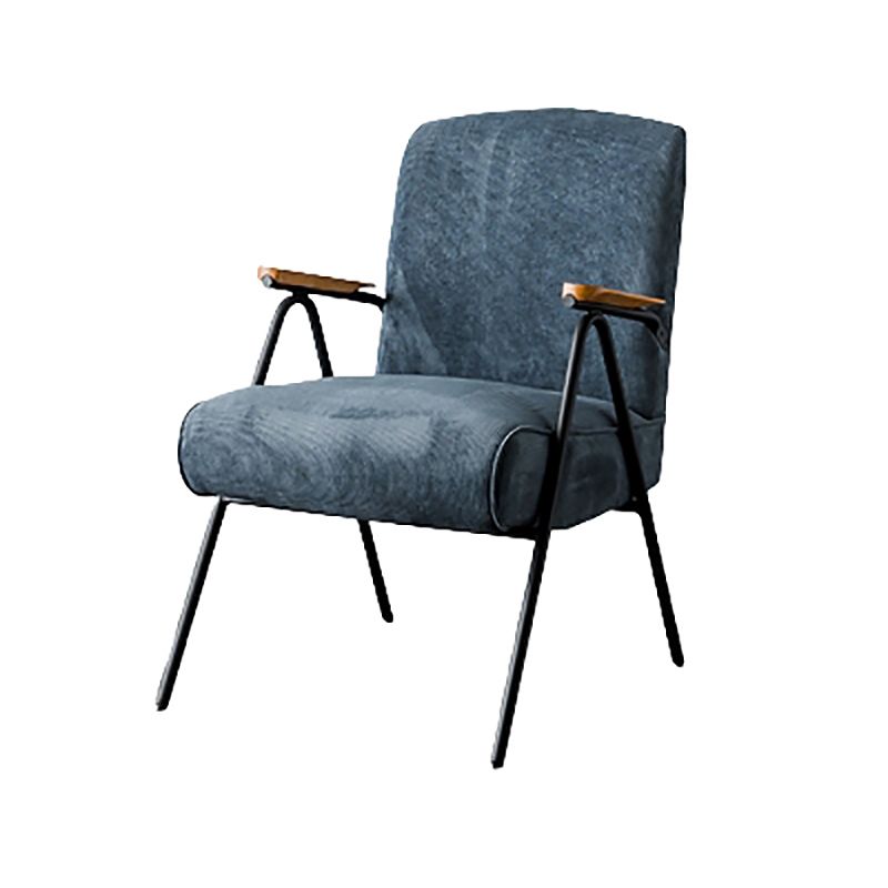 Corduroy Arms Included Chair 32.28" High Solid Wood Armchair with Basic Four Leg Clearhalo 'Accent Chairs' 'accent_chairs' 'Chairs & Seating' 'furn' 'furn_accent_chairs' 'Furniture' 'Living Room Furniture' 1200x1200_0aaf8827-deee-4eb1-985c-f32430ee1703