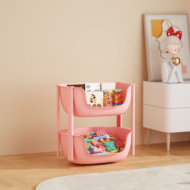 Contemporary Plastic Bookcase Standard Open Back Bookshelf with Shelves Clearhalo 'Bookcases' 'furn' 'furn_bookcases' 'Furniture' 'Office Furniture' 1200x1200_0aaf9dca-c6b3-4dc8-a554-e0631b437408