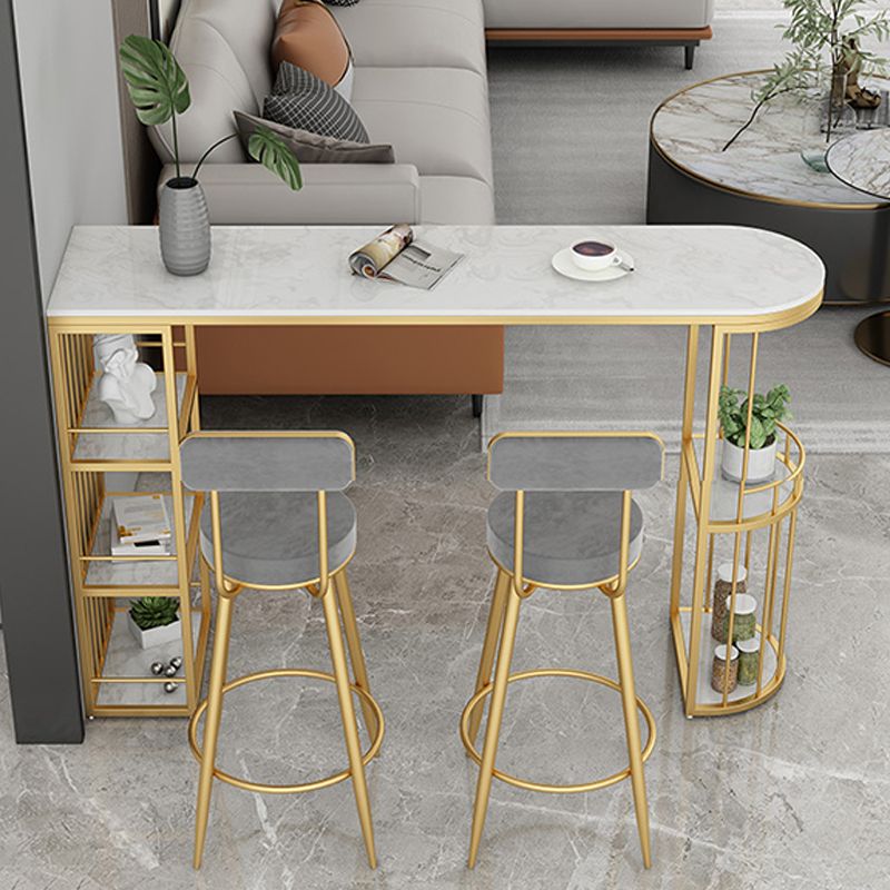 Mesa de bar de piedra Mesa de pub de estilo contemporáneo especializada para cafetería y sala de descanso