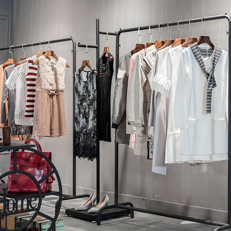 Industrial Metal Coat Hanger Hall Stand Hooks Free Standing Entryway Kit Hall Tree Clearhalo 'Entry & Mudroom Furniture' 'furn' 'furn_hall_tree_coat_racks' 'Furniture' 'Hall Trees & Coat Racks' 'hall_tree_coat_racks' 1200x1200_0ab5589e-1131-4efe-8821-9e41d10dd538