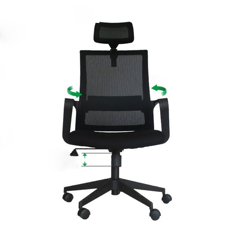 Chaise de back-office de milieu de back-office rotatif