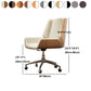 Contemporary Mid Back Task Chair with Padded Arms Upholstered Desk Chair with Metal Frame Clearhalo 'furn' 'furn_office_chair' 'Furniture' 'furniture_office_chair' 'Office Chairs' 'Office Furniture' 'office_chair' 1200x1200_0ab6d4a5-d7f9-46fa-be0f-84e9ff4dffef