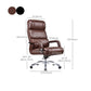 Modern Office Chair No Distressing Padded Arms Desk Chair with Wheels