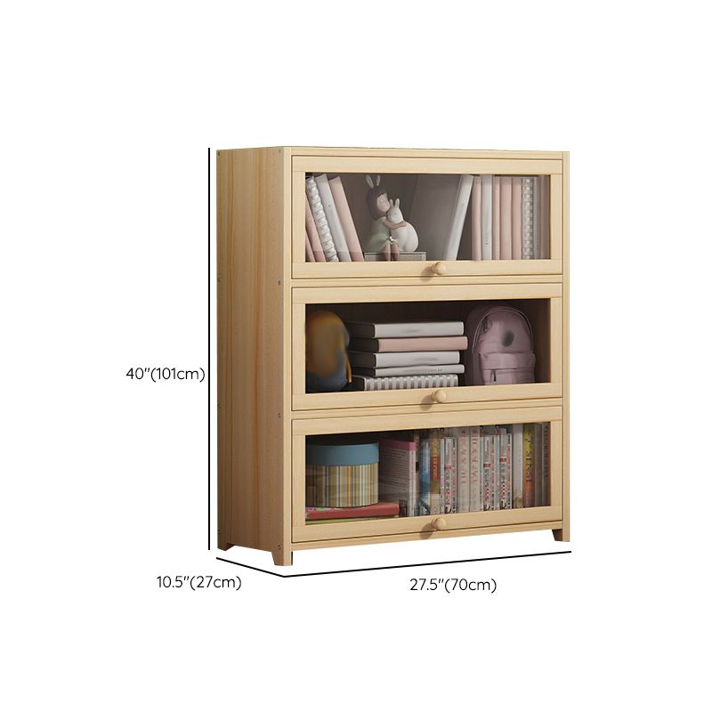 Contemporary Bookshelf Standard Wooden Closed Back Bookcase with Shelves Clearhalo 'Bookcases' 'furn' 'furn_bookcases' 'Furniture' 'Office Furniture' 1200x1200_0ab94f0b-139d-4060-9630-358711bacad0