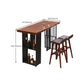 Contemporary Rectangle Bar Table Solid Wood Brown Bar Dining Table with Storage Clearhalo 'Bar Furniture' 'Bar Tables' 'bar_tables' 'furn' 'furn_bar_tables' 'Furniture' 'Kitchen & Dining Furniture' 1200x1200_0aba0c28-ee14-4ca0-8c96-7216464daf03