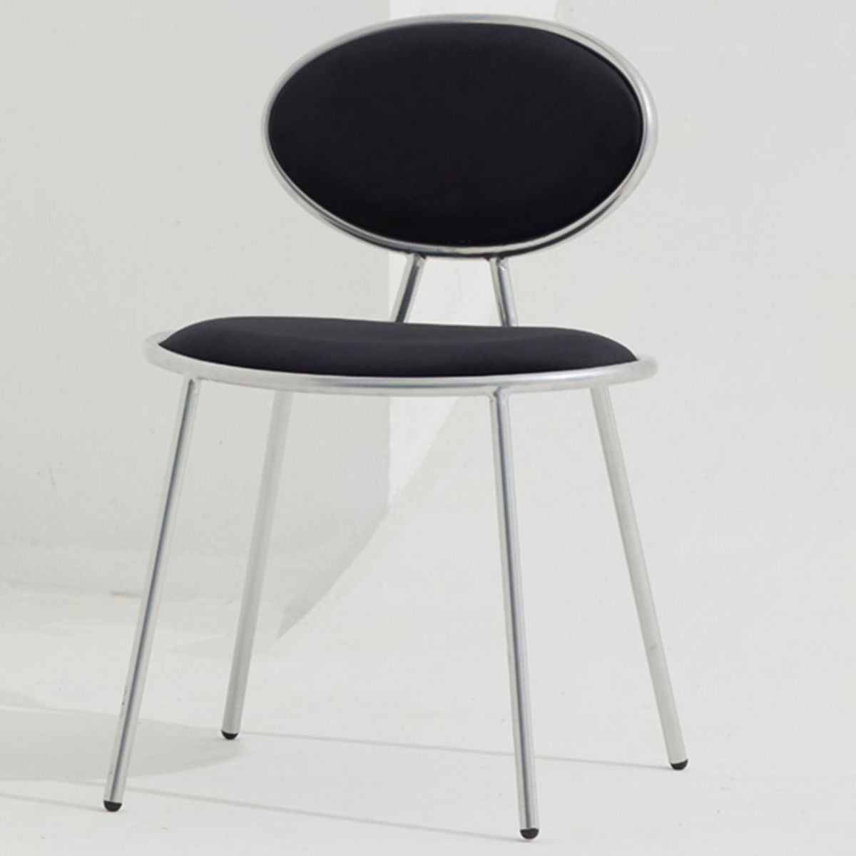 Chaise latéral glam glamour en velours chaise latéral rembourrée pour la maison