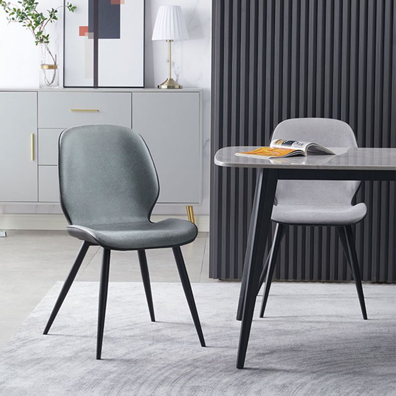 Modern Metal Dining Room Chair Wingback Side Chair for Restaurant Use Clearhalo ' kitchen&dining_furn' 'Dining Chairs' 'Dining Tables & Seating' 'dining_chair' 'furn' 'furn_dining_chair' 'Furniture' 'furniture_dining_chair' 'Kitchen & Dining Furniture' 'kitchen' 1200x1200_0abbedd1-ba14-49e6-8724-3658ed5e975a