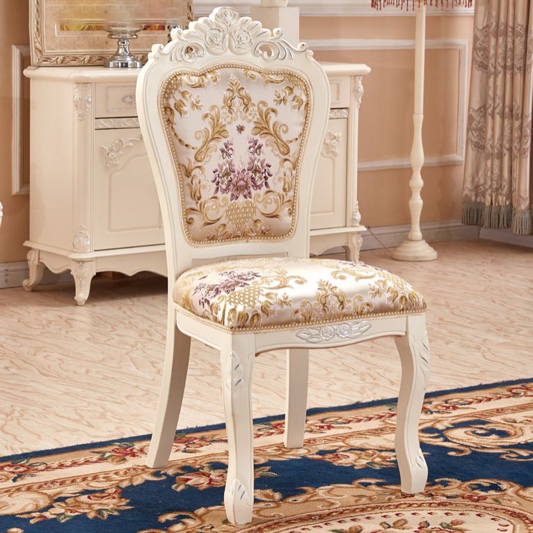 Upholstered European Style Restaurant Side Chair Open White Dining Chair Clearhalo ' kitchen&dining_furn' 'Dining Chairs' 'Dining Tables & Seating' 'dining_chair' 'furn' 'furn_dining_chair' 'Furniture' 'furniture_dining_chair' 'Kitchen & Dining Furniture' 'kitchen' 1200x1200_0ac14016-3842-45af-a4c9-7e98668d288e
