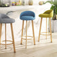 Glam Reception Upholstered Stool Matte Finish Round Footrest Stool Clearhalo 'Bar Furniture' 'Bar Stools' 'bar_stools' 'furn' 'furn_bar_stools' 'Furniture' 'furniture_bar_stools' 'Kitchen & Dining Furniture' 1200x1200_0ac40039-c030-4e7f-aac4-1dedfa6bed07