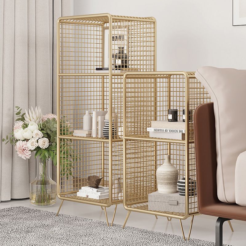 Glam Iron Standard Bookshelf Gold and Black Vertical Bookcase for Bedroom Clearhalo 'Bookcases' 'furn' 'furn_bookcases' 'Furniture' 'furniture_bookcases' 'Office Furniture' 1200x1200_0ac46335-80ee-44a9-a0f0-cb2ae6d927f7