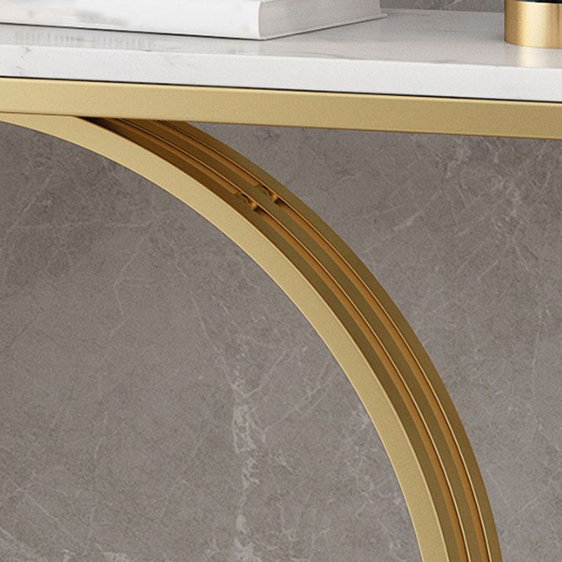 Tavolo da divano console di ferro moderno tavolo da fine marmo rettangolo per sala