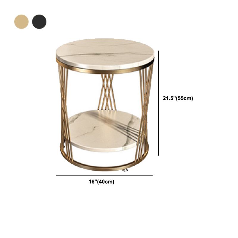 Glam Stone Accent Table Table Table