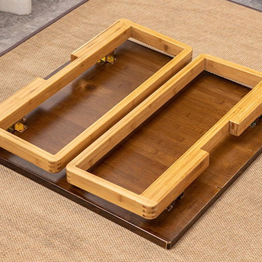 Tavolino scandinavo in legno quadrato pieghevole 2 gambe tavolo da cocktail