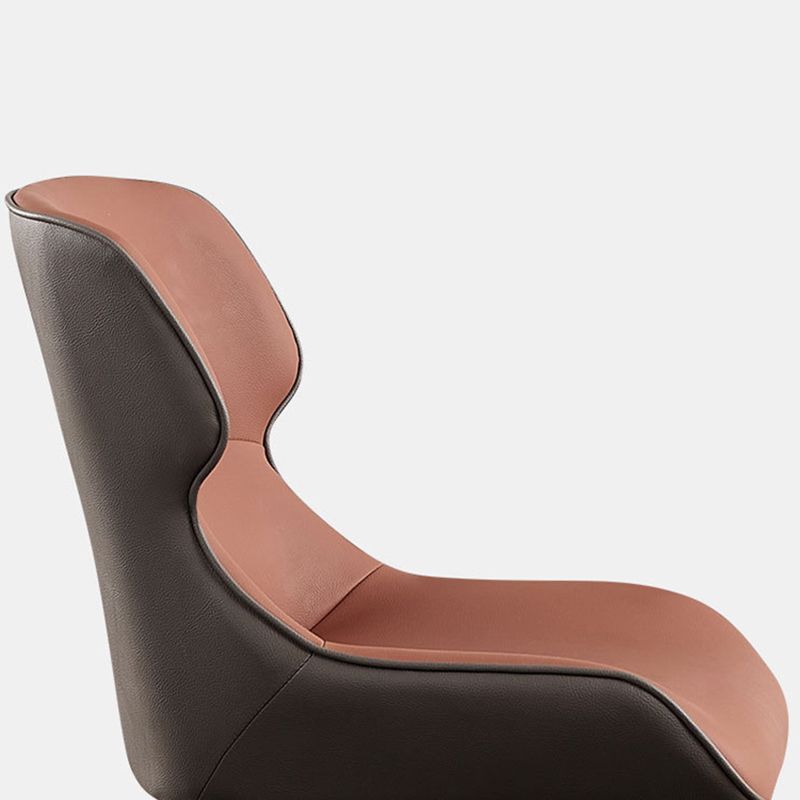 Contemporary Restaurant Leather Side Chair Matte Finish Wingback Dining Chair Clearhalo ' kitchen&dining_furn' 'Dining Chairs' 'Dining Tables & Seating' 'dining_chair' 'furn' 'furn_dining_chair' 'Furniture' 'furniture_dining_chair' 'Kitchen & Dining Furniture' 'kitchen' 1200x1200_0acf418b-906a-48c6-a1ef-689d82643717