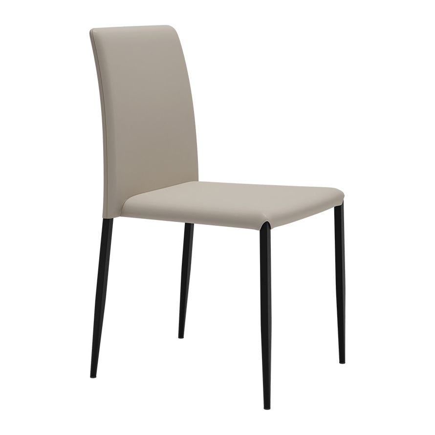 Contemporary Style Dining Chair Armless Side Chairs with Metal Legs for Kitchen Clearhalo ' kitchen&dining_furn' 'Dining Chairs' 'Dining Tables & Seating' 'dining_chair' 'furn' 'furn_dining_chair' 'Furniture' 'furniture_dining_chair' 'Kitchen & Dining Furniture' 'kitchen' 1200x1200_0ad0d32a-cf66-40a9-bb8a-89ee674096d5