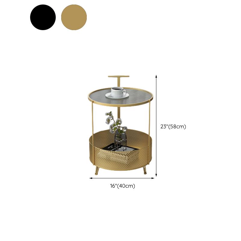 Modernistische 3 Beine runder Seiten des Seitentischs Wohnzimmer Akzent Beizertisch