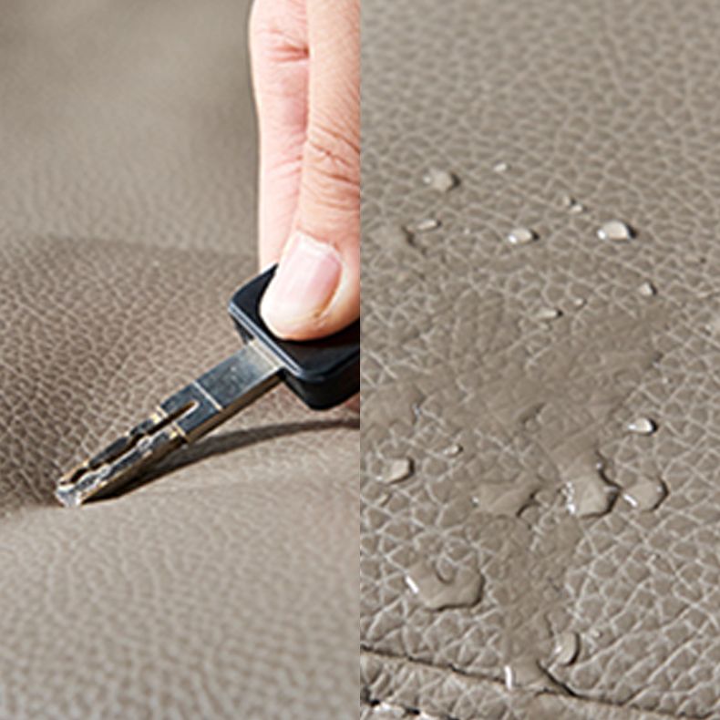 Contemporary Style Leather Dining Side Chairs Solid Back Chair for Kitchen Clearhalo ' kitchen&dining_furn' 'Dining Chairs' 'Dining Tables & Seating' 'dining_chair' 'furn' 'furn_dining_chair' 'Furniture' 'furniture_dining_chair' 'Kitchen & Dining Furniture' 'kitchen' 1200x1200_0ad4e329-18a2-48ea-98a0-f1c8884c0a46