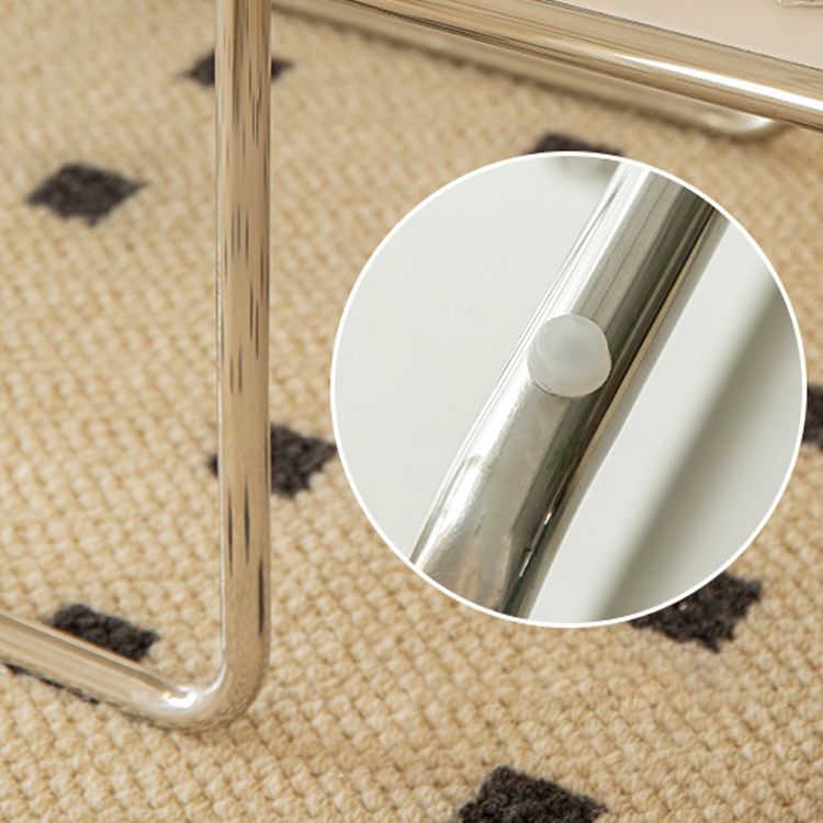 Contemporary Coffee Table with Wooden Top and Steel Sled Base Clearhalo 'Coffee & Accent Tables' 'Coffee Tables' 'coffee_tables' 'furn' 'furn_coffee_tables' 'Furniture' 'Living Room Furniture' 1200x1200_0ad6cdf8-f1b1-48c9-a7e3-197510cb42f6