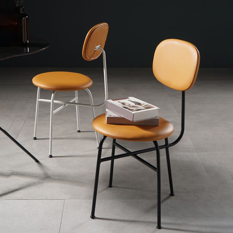 Contemporary Style Dining Chair Dining Armless Side Chair with Metal Legs Clearhalo ' kitchen&dining_furn' 'Dining Chairs' 'Dining Tables & Seating' 'dining_chair' 'furn' 'furn_dining_chair' 'Furniture' 'furniture_dining_chair' 'Kitchen & Dining Furniture' 'kitchen' 1200x1200_0ad83dd6-8391-46ff-b63c-728ff162003b