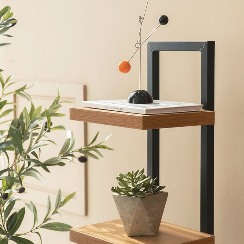 Contemporary Standard Bookshelf Open Back Engineered Wood Bookcase Clearhalo 'Bookcases' 'furn' 'furn_bookcases' 'Furniture' 'Office Furniture' 1200x1200_0ad8fba0-35e1-4532-920a-1e6e881fff8a