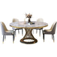 Round Modern Marble Dining Room Set Dining Furniture Set with Metallic Base Clearhalo 'Dining Room Sets' 'Dining Tables & Seating' 'dining_room_set' 'furn' 'furn_dining_room_set' 'Furniture' 'furniture_dining_room_set' 'Kitchen & Dining Furniture' 'kitchen&dining_furn' 'kitchen' 1200x1200_0ad9a1fd-9cc5-44f1-9a6b-e77421c8ca78