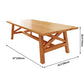 Rectangle Pine Solid Wood Table Modern Dining Table with Trestle Base for Restaurant Clearhalo ' dining_table' 'Dining Tables & Seating' 'Dining Tables' 'furn' 'furn_dining_table' 'Furniture' 'furniture_dining_table' 'Kitchen & Dining Furniture' 'kitchen&dining_furn' 'kitchen' 'kitchen_dining_table' 1200x1200_0adac2aa-ac07-4e25-9b64-4be850245ab9