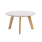 11"H Contemporary Coffee Table Solid Wood Coffee Cocktail Table