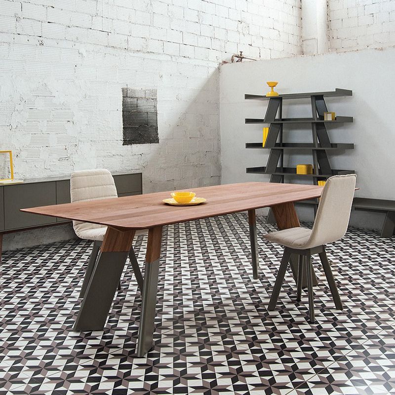 Rectangle Dining Table Solid Wood Table Luxury Style with 4 Legs Clearhalo ' dining_table' 'Dining Tables & Seating' 'Dining Tables' 'furn' 'furn_dining_table' 'Furniture' 'furniture_dining_table' 'Kitchen & Dining Furniture' 'kitchen&dining_furn' 'kitchen' 'kitchen_dining_table' 1200x1200_0adfe7cf-769c-4522-b3aa-6e89777f2dba