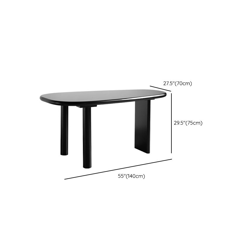 29.25-inch Hoogte Industrial Office Desk Solid Wood Writing Desk