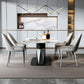 Modern Sintered Stone Top Dining Set Rectangle 1/2/5/7 Pieces Dinette Table Set Clearhalo 'Dining Room Sets' 'Dining Tables & Seating' 'dining_room_set' 'furn' 'furn_dining_room_set' 'Furniture' 'Kitchen & Dining Furniture' 1200x1200_0ae3875f-9fd1-4669-86a7-ca2abc036743
