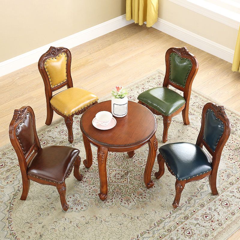 Traditional Style Dining Chair Kitchen Armless Side Chairs with Wooden Legs Clearhalo ' kitchen&dining_furn' 'Dining Chairs' 'Dining Tables & Seating' 'dining_chair' 'furn' 'furn_dining_chair' 'Furniture' 'furniture_dining_chair' 'Kitchen & Dining Furniture' 'kitchen' 1200x1200_0ae38e1f-3cf1-4db9-af3f-3c8b34ce9d1d