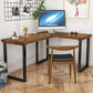 Solid Wood Pedestal Writing Desk Industrial L-Shape Office Desk Clearhalo 'furn' 'furn_office_desk' 'Furniture' 'Office Desks' 'Office Furniture' 'office_desk' 1200x1200_0ae43671-6953-42b8-ae22-f6d98b5339ae