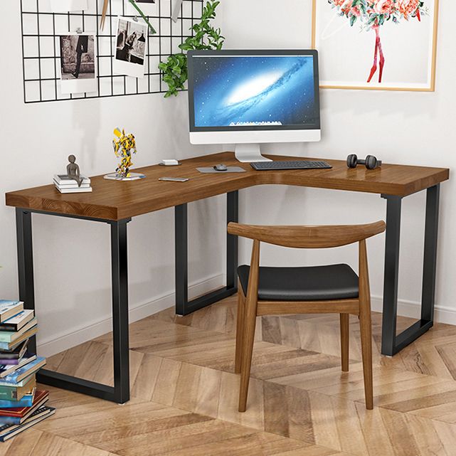 Solid Wood Pedestal Writing Desk Industrial L-Shape Office Desk Clearhalo 'furn' 'furn_office_desk' 'Furniture' 'Office Desks' 'Office Furniture' 'office_desk' 1200x1200_0ae43671-6953-42b8-ae22-f6d98b5339ae