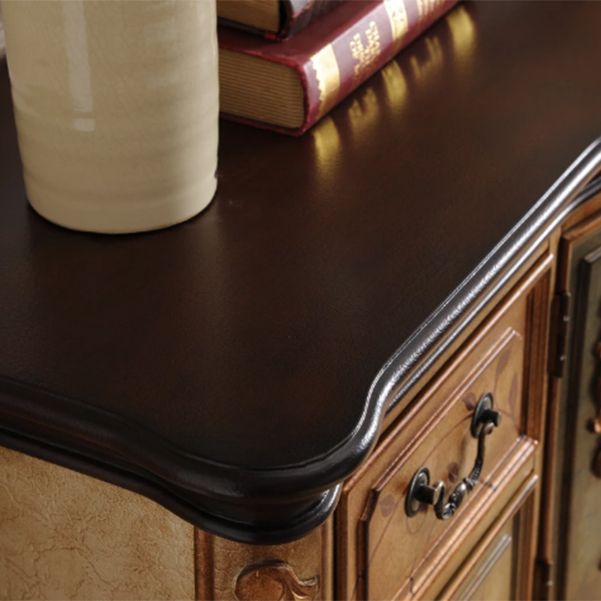 French Country Wooden Console Table Rectangle Console Sofa Table for Hall Clearhalo 'Console Tables' 'console_tables' 'Entry & Mudroom Furniture' 'furn' 'furn_console_tables' 'Furniture' 1200x1200_0ae4753a-3ea7-4063-9c49-9e28b9ee3273