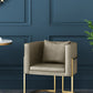 Modern Parsons Arm Chair Velvet Gold Base Dining Chair for Dining Room Clearhalo 'Dining Chairs' 'Dining Tables & Seating' 'dining_chair' 'furn' 'furn_dining_chair' 'Furniture' 'Kitchen & Dining Furniture' 1200x1200_0ae55459-42af-466c-b6d4-1785ef5f2d79