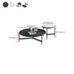 3 Legs 2 Piece Bunching Coffee Tables Minimalist Round Stone Cocktail Table Clearhalo 'Coffee & Accent Tables' 'Coffee Tables' 'coffee_tables' 'furn' 'furn_coffee_tables' 'Furniture' 'Living Room Furniture' 1200x1200_0ae5d7e5-0aa8-4191-9972-ba711f1ce2d1