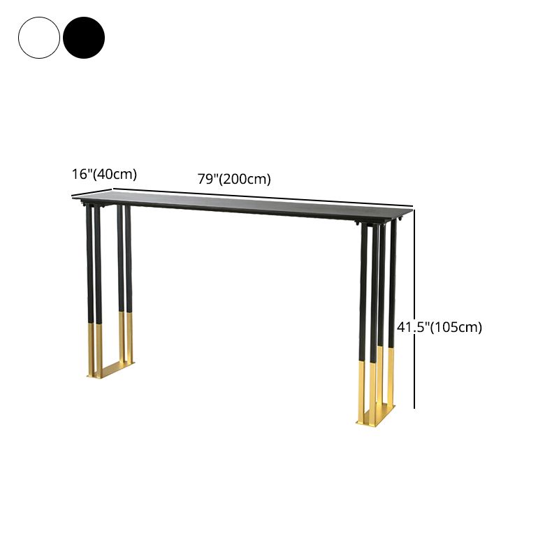 Stone Top Counter Table Metal Base 42-inch Height Nordic Bar Table Clearhalo 'Bar Furniture' 'Bar Tables' 'bar_tables' 'furn' 'furn_bar_tables' 'Furniture' 'furniture_bar_tables' 'Kitchen & Dining Furniture' 1200x1200_0ae6e2bf-5c2c-4c14-9120-b277c69b96fc