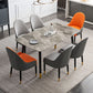 Simplicity Style Home Sintered Stone Dining Table Rectangular Shape Table with 4 Legs Base Clearhalo ' dining_table' 'Dining Tables & Seating' 'Dining Tables' 'furn' 'furn_dining_table' 'Furniture' 'furniture_dining_table' 'Kitchen & Dining Furniture' 'kitchen&dining_furn' 'kitchen' 'kitchen_dining_table' 1200x1200_0ae77071-4723-4bea-a50d-bb1f686f4949