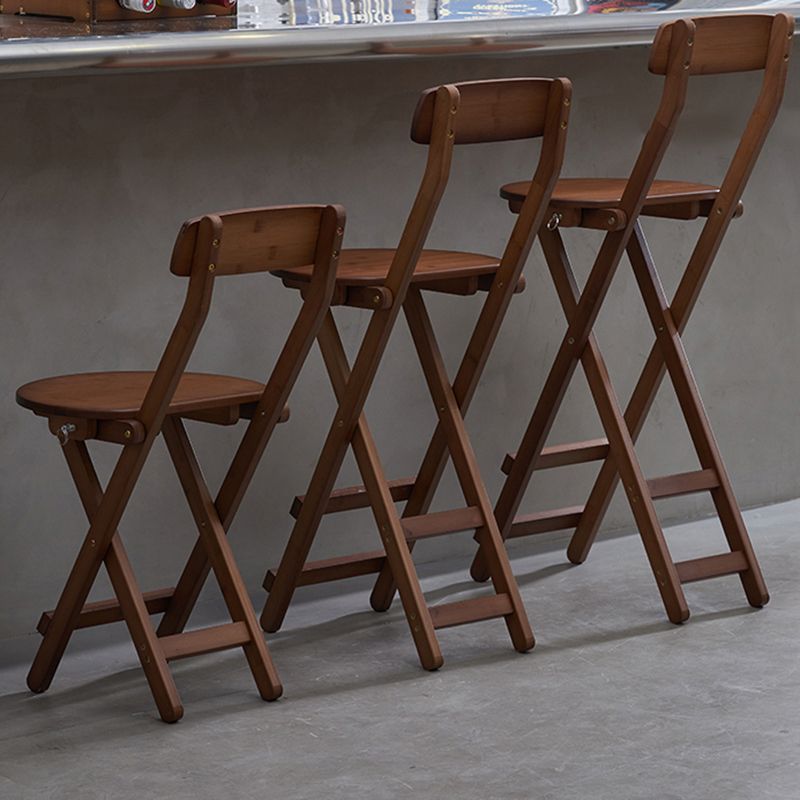 Tabourets contemporains en bois de taille de comptoir pliant le tabouret de bar de taille