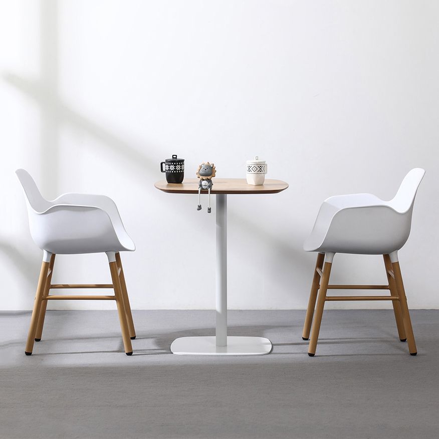 23.6-inch Square Shape Industrial Dining Table Three-Color Fixed Table with Wooden Clearhalo ' dining_table' 'Dining Tables & Seating' 'Dining Tables' 'furn' 'furn_dining_table' 'Furniture' 'furniture_dining_table' 'Kitchen & Dining Furniture' 'kitchen&dining_furn' 'kitchen' 'kitchen_dining_table' 1200x1200_0ae825c9-2d9f-42aa-b3af-106773a3f8a9