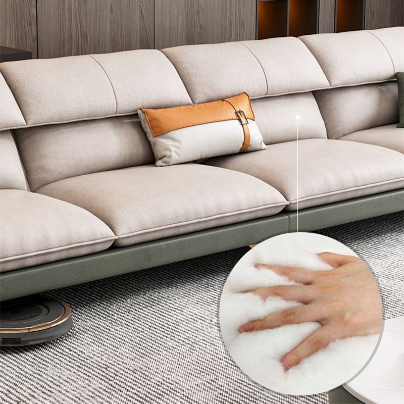 Modern Faux Leather Living Room Pillow Top Arm Cushions Seating Clearhalo 'furn' 'furn_sectionals' 'Furniture' 'Living Room Furniture' 'Sectionals' 1200x1200_0ae8c724-b364-4fe9-a08d-fff63dac6f76