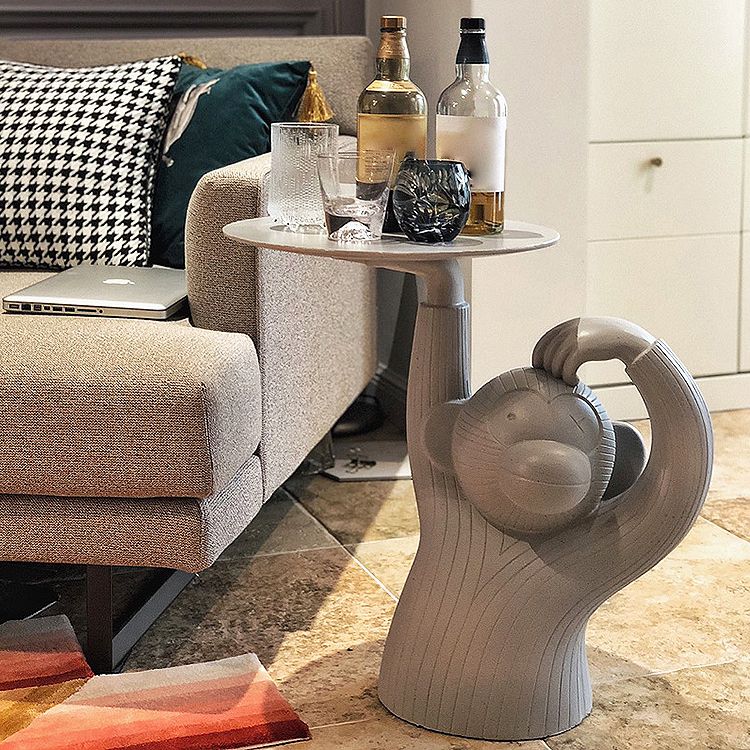 12" Wide Pedestal Round Metal Single Tray Top Coffee Cocktail Table Clearhalo 'Coffee & Accent Tables' 'Coffee Tables' 'coffee_tables' 'furn' 'furn_coffee_tables' 'Furniture' 'Living Room Furniture' 1200x1200_0aeafd1f-1d50-42b9-8b3b-748a3cd7d4be