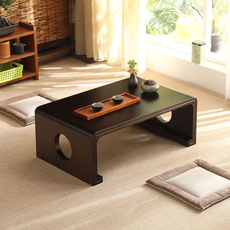 Rectangular Abstract Base Design Nordic Style Coffee Table Made of Solid Wood Clearhalo 'Coffee & Accent Tables' 'Coffee Tables' 'coffee_tables' 'furn' 'furn_coffee_tables' 'Furniture' 'Living Room Furniture' 1200x1200_0aebc98d-a618-4b24-a8c5-9afdfbe3647a