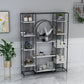 Glam Style Metal Bookshelf Etagere Open Shelf Bookcase for Home Clearhalo 'Bookcases' 'furn' 'furn_bookcases' 'Furniture' 'furniture_bookcases' 'Office Furniture' 1200x1200_0af199bd-edca-4f6f-8b5b-a9b09d9e126b