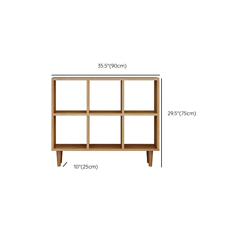 Libreria in legno solido in stile moderno libreria aperta con scaffali