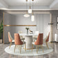Traditional Luxury Round Dining Table Sintered Stone Table with White Pedestal Base Clearhalo ' dining_table' 'Dining Tables & Seating' 'Dining Tables' 'furn' 'furn_dining_table' 'Furniture' 'furniture_dining_table' 'Kitchen & Dining Furniture' 'kitchen&dining_furn' 'kitchen' 'kitchen_dining_table' 1200x1200_0af551e6-3f4f-419c-8263-1cbfad45ef9b