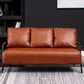 Tuxedo Arm Sofa Three Pillows Settee with Four Balck Legs for Apartment Clearhalo 'furn' 'furn_sofas' 'Furniture' 'furniture_sofas' 'Living Room Furniture' 'Sofa' 'sofas' 1200x1200_0af59526-bb8f-4697-b24f-e907c39fd295